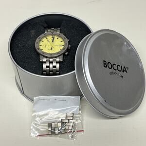 Vintage Boccia Titanium Chronograph Watch